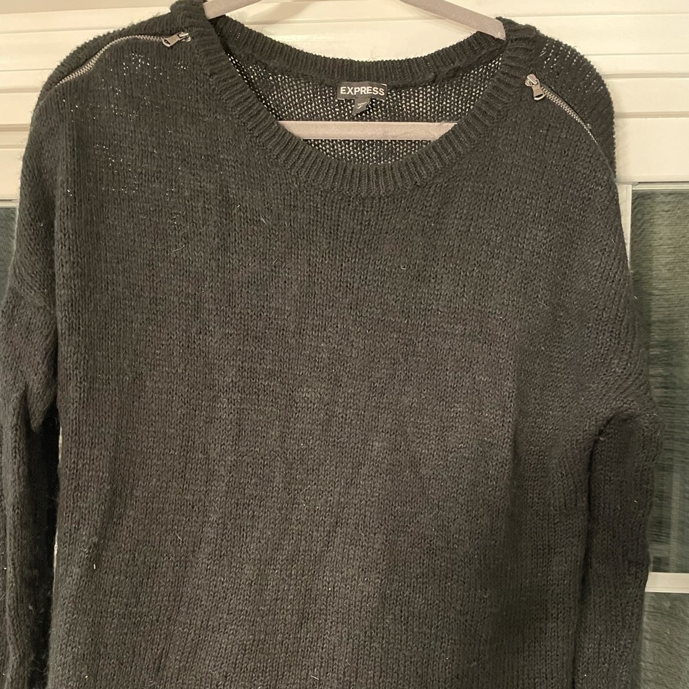 Express black sweater